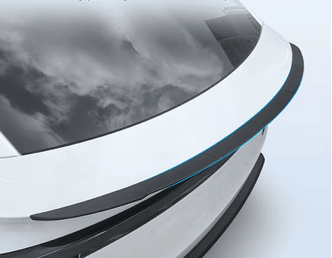 Tesla Model Y Juniper Spoiler Segmented ABS Spoilers Black