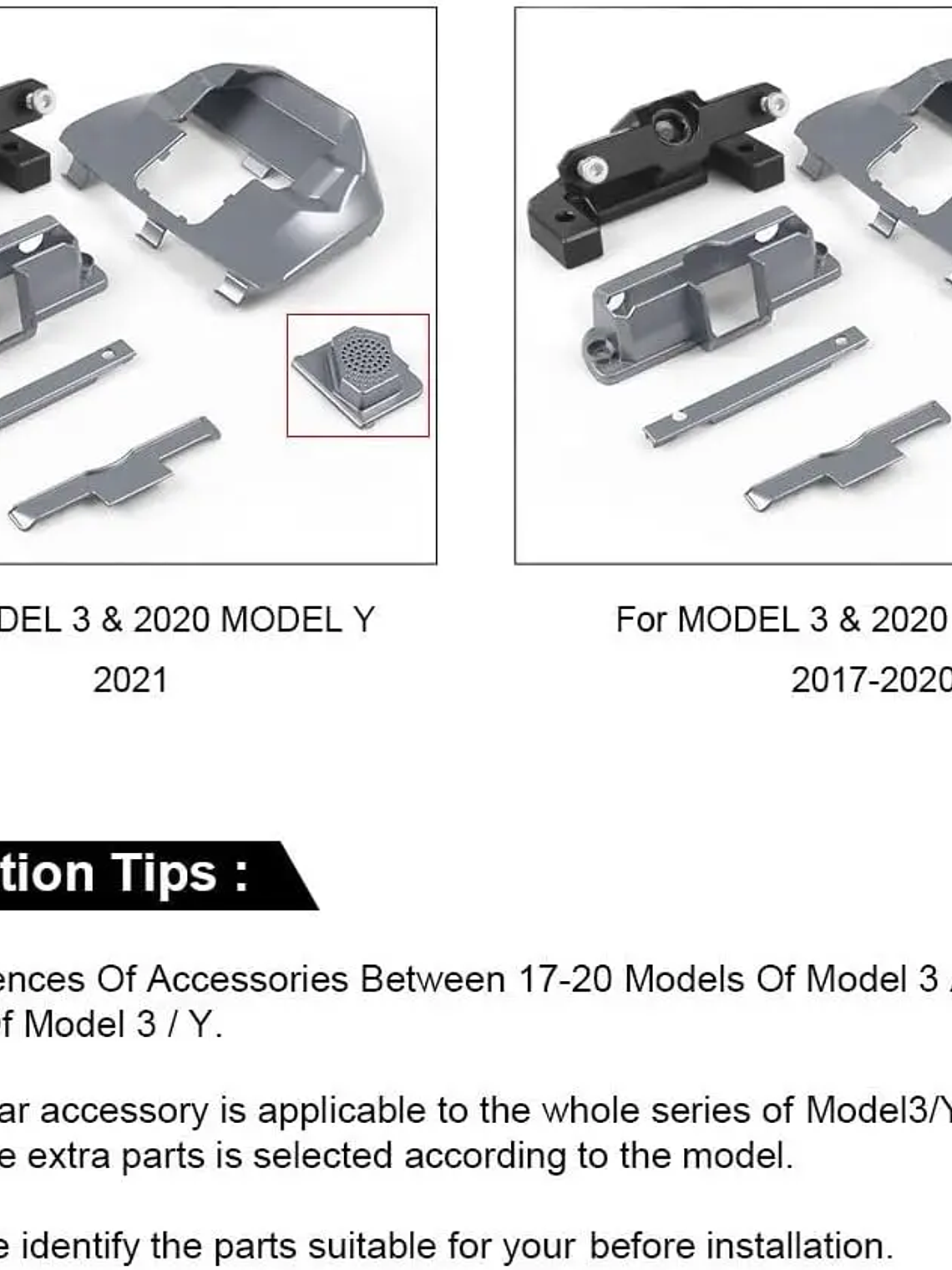 Swivel Mount for Tesla Model 3/Y (2017-2024) - 4-Way Adjustable GPS Display Bracket 5