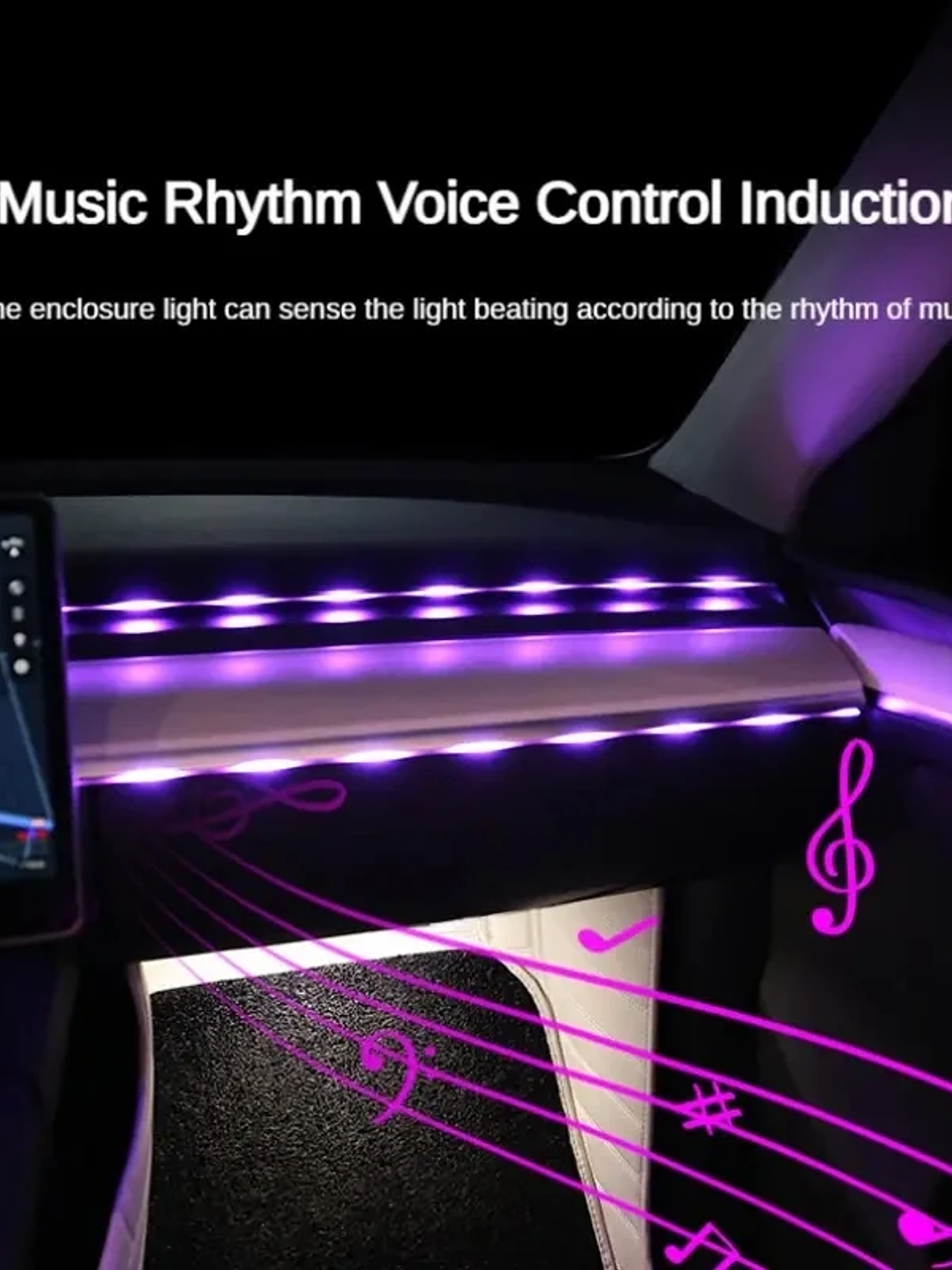 Tesla Model 3 Model Y 2021-2023 LED Atmosphere LED Lights Strip 11