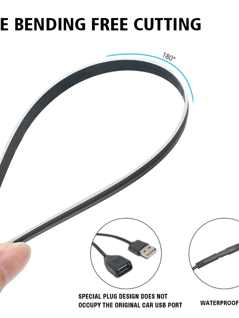 Tesla Model 3 Model Y 2021-2023 LED Atmosphere LED Lights Strip 14