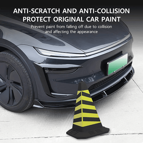 Front Lip Fog Light Wind Blade for Tesla Model Y Juniper 2025 2026