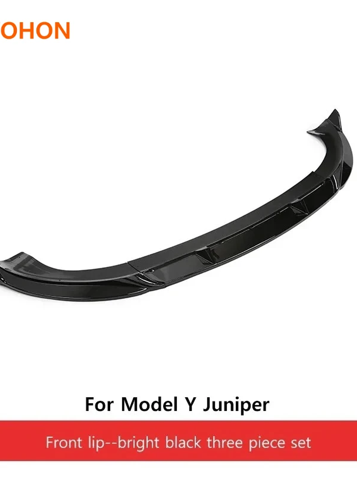 Front Lip Fog Light Wind Blade for Tesla Model Y Juniper 2025 2026 9