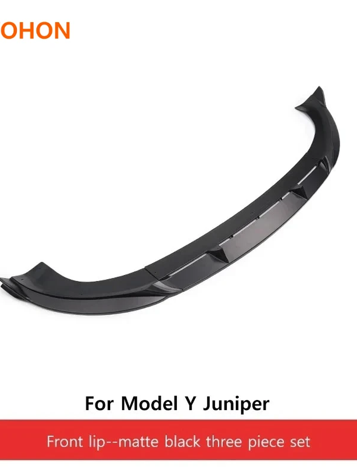 Front Lip Fog Light Wind Blade for Tesla Model Y Juniper 2025 2026 10