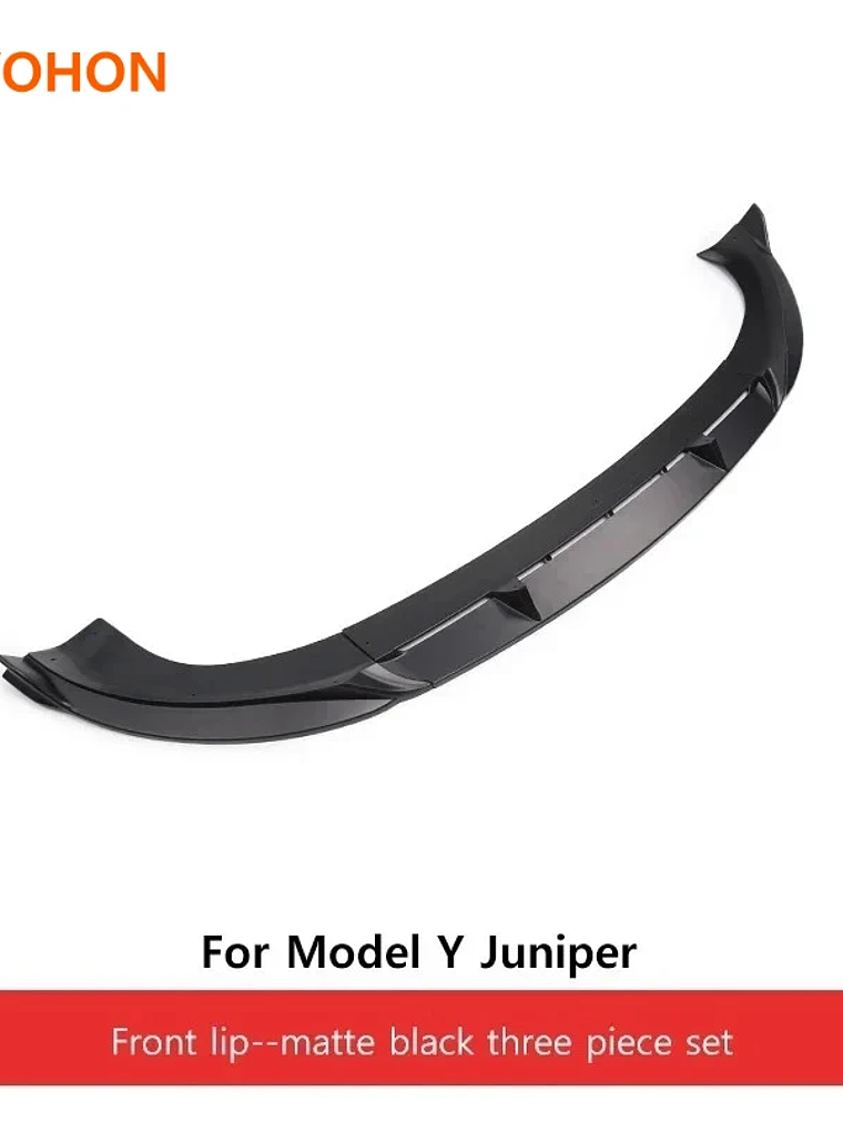 Front Lip Fog Light Wind Blade for Tesla Model Y Juniper 2025 2026 10