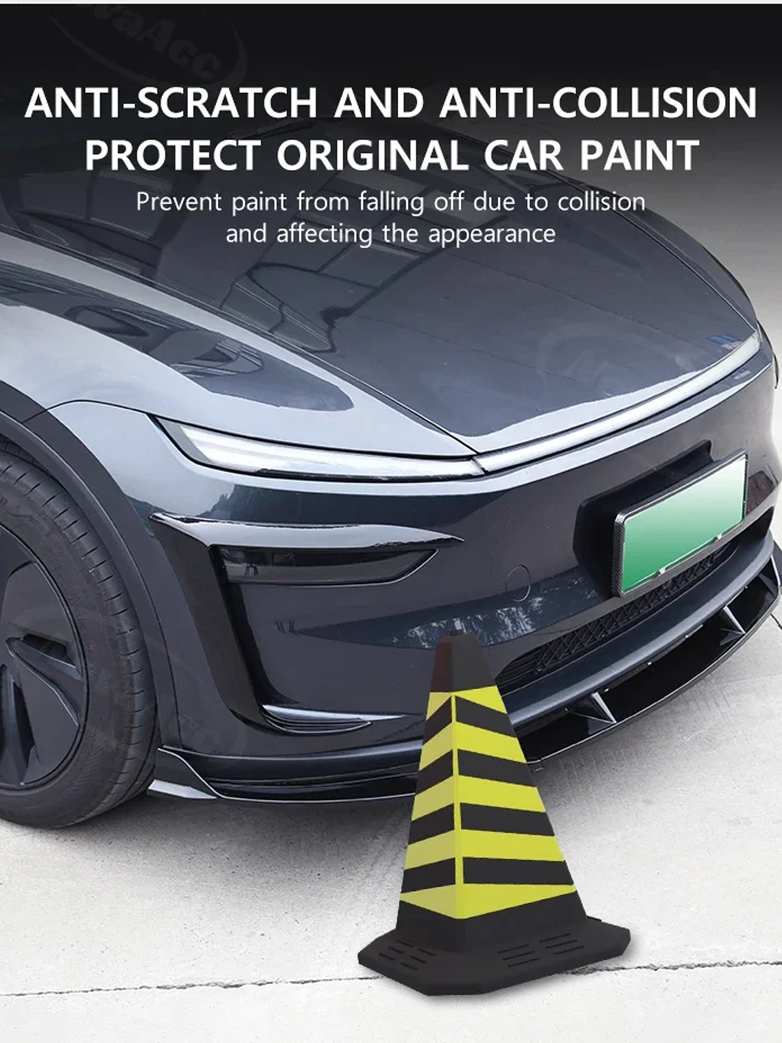 Front Lip Fog Light Wind Blade for Tesla Model Y Juniper 2025 2026 16