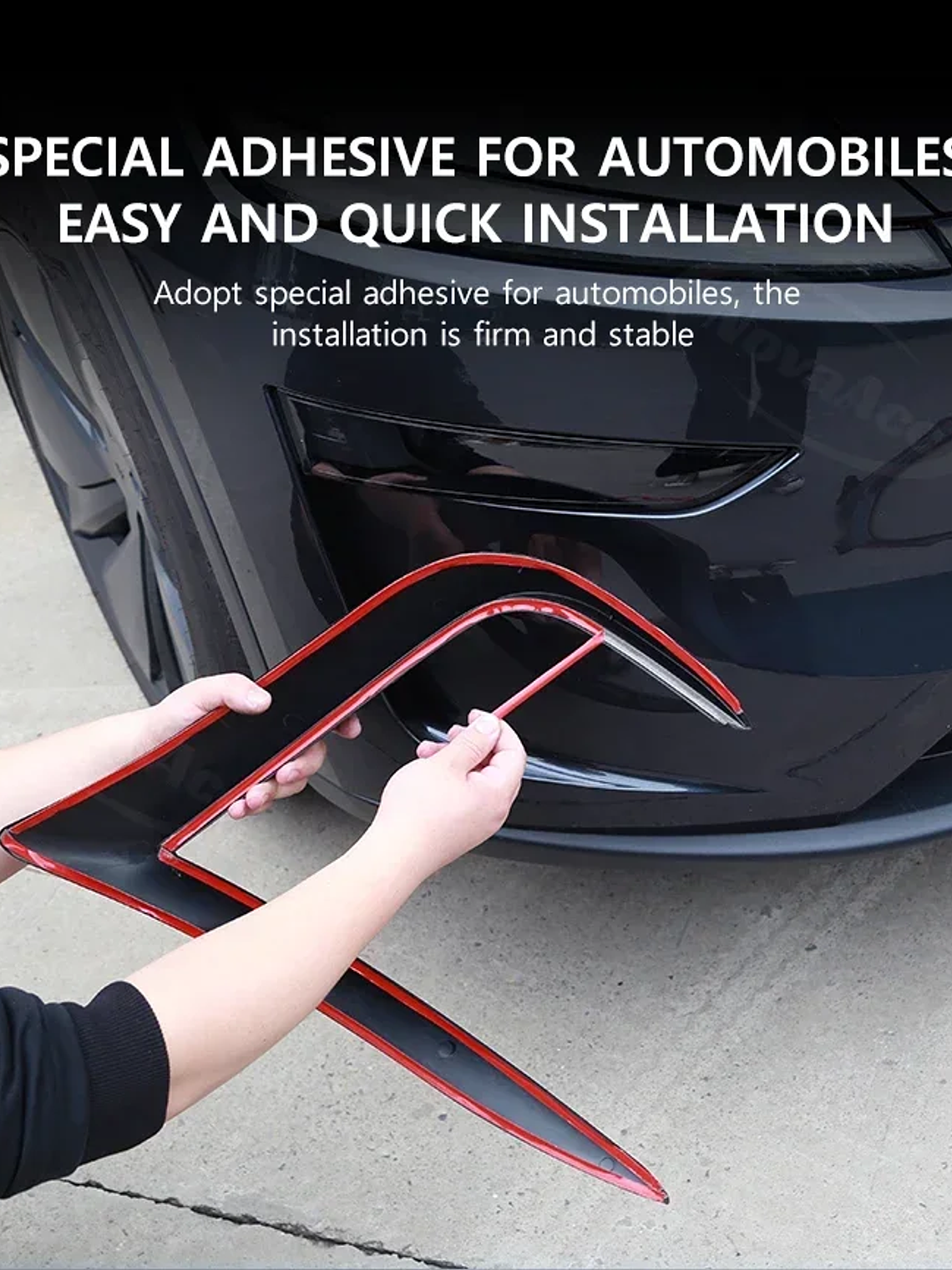 Front Lip Fog Light Wind Blade for Tesla Model Y Juniper 2025 2026 20