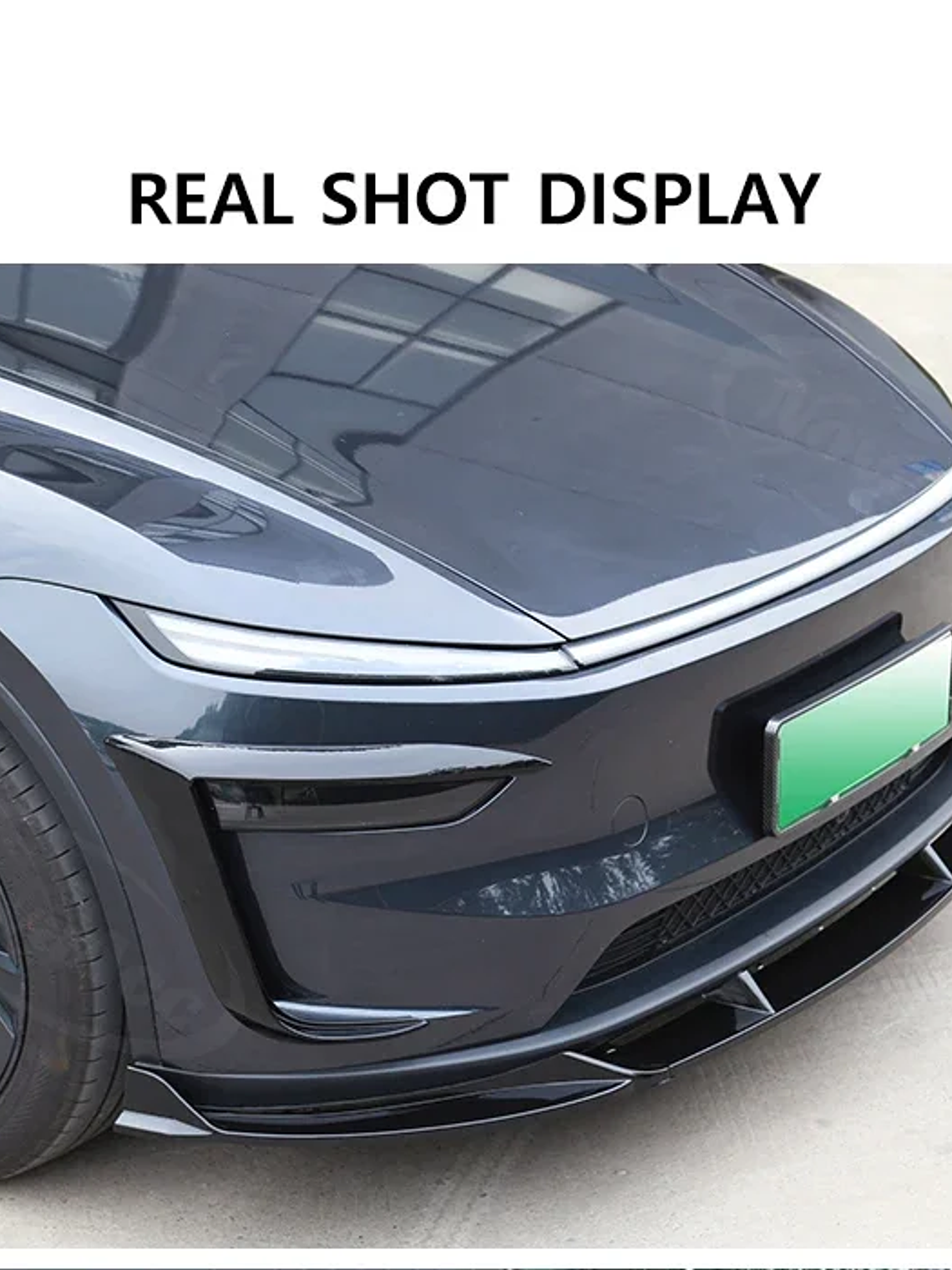 Front Lip Fog Light Wind Blade for Tesla Model Y Juniper 2025 2026 22