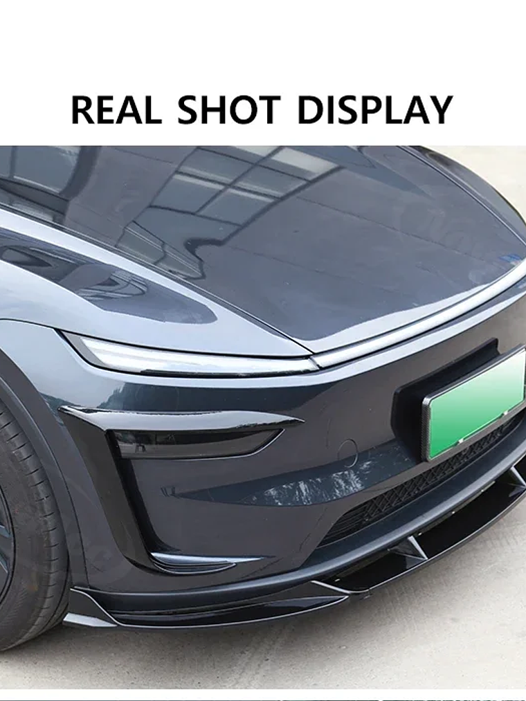Front Lip Fog Light Wind Blade for Tesla Model Y Juniper 2025 2026 22