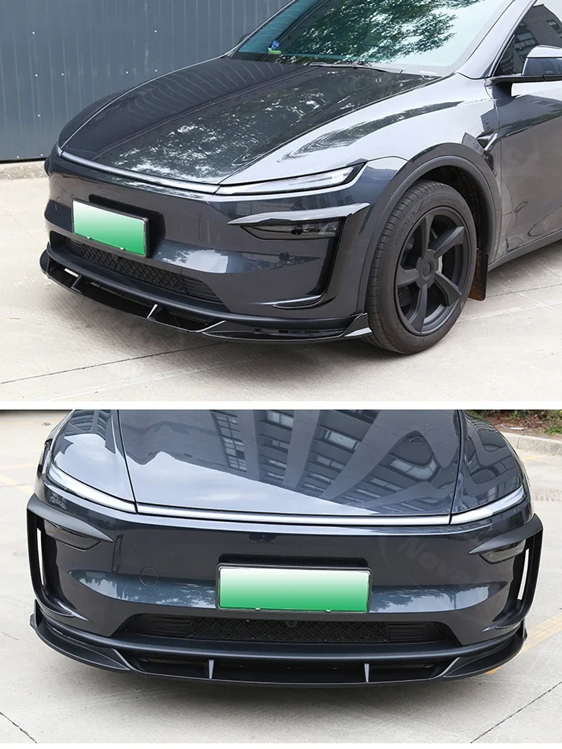 Front Lip Fog Light Wind Blade for Tesla Model Y Juniper 2025 2026 23