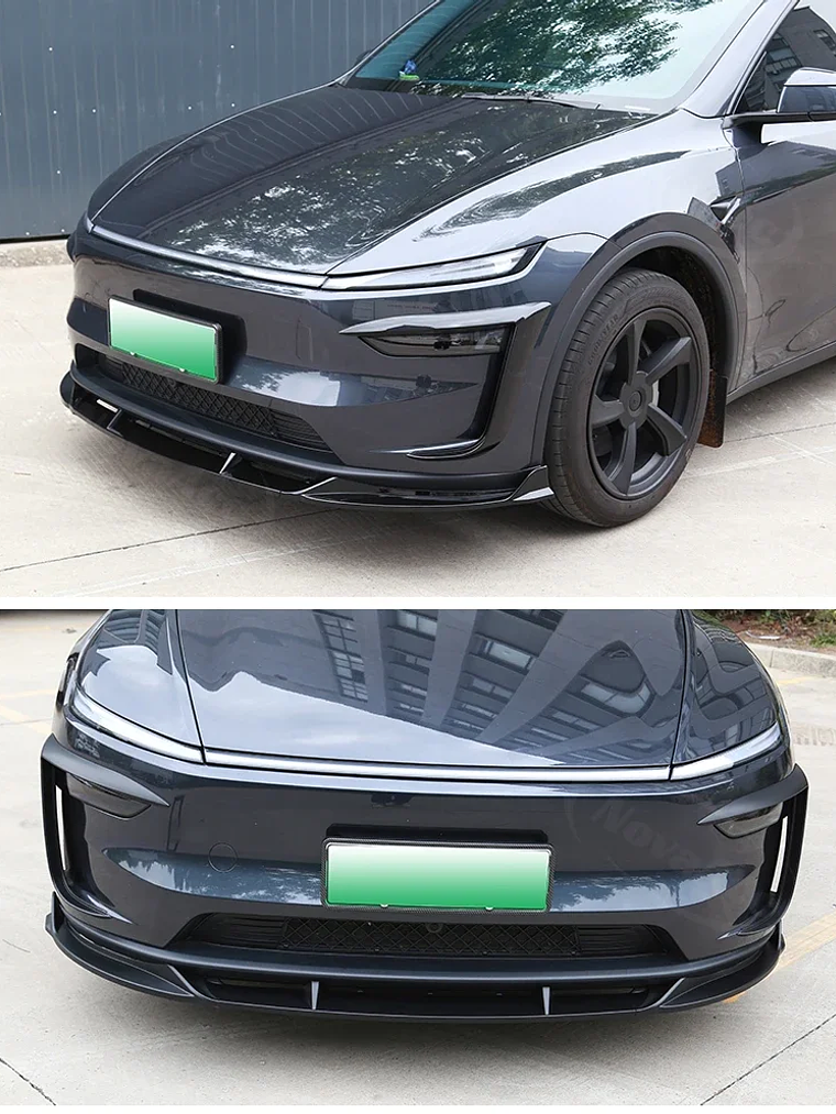 Front Lip Fog Light Wind Blade for Tesla Model Y Juniper 2025 2026 23