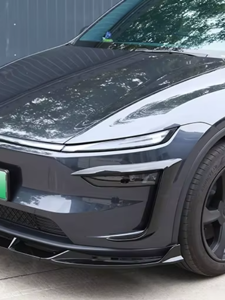 Front Lip Fog Light Wind Blade for Tesla Model Y Juniper 2025 2026 1