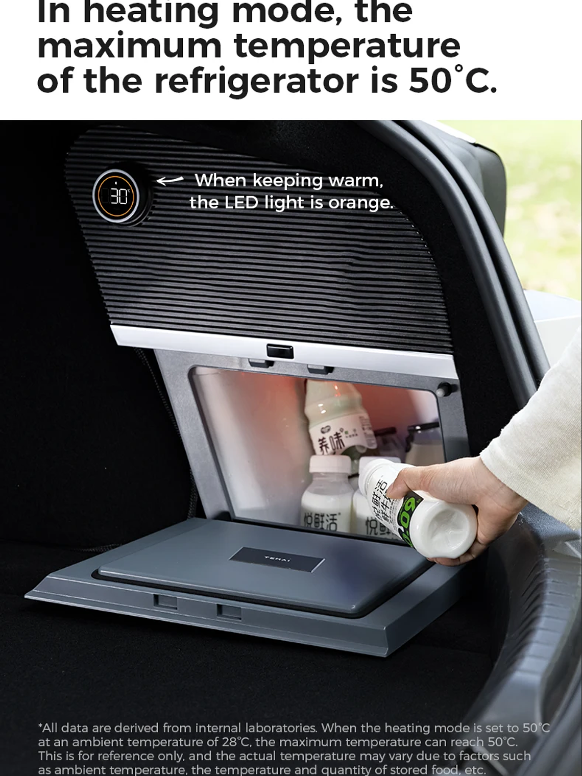 Tesla Model 3 Highland 10L Portable Fridge 9