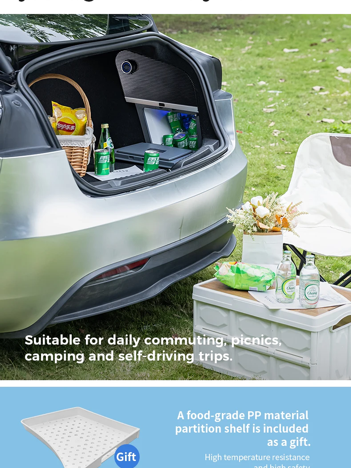 Tesla Model 3 Highland 10L Portable Fridge 14