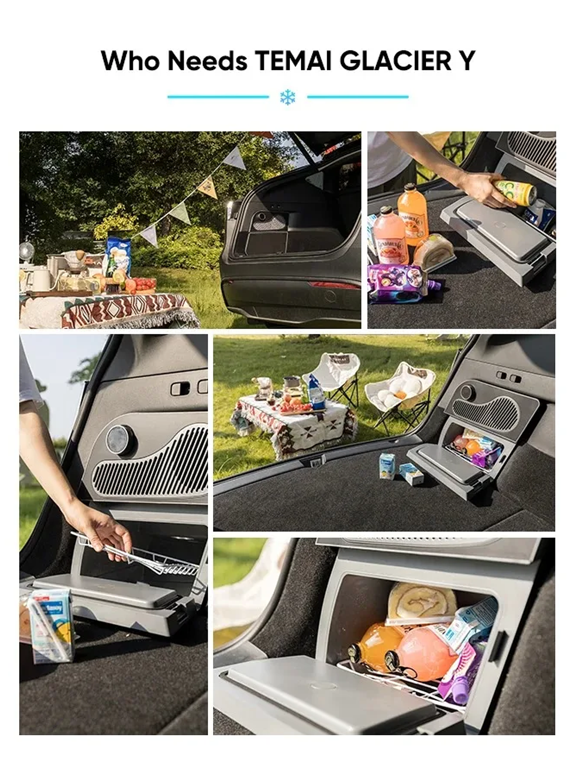 Tesla Model Y & Highland 16L Car Fridge, Portable Compressor Freezer  17