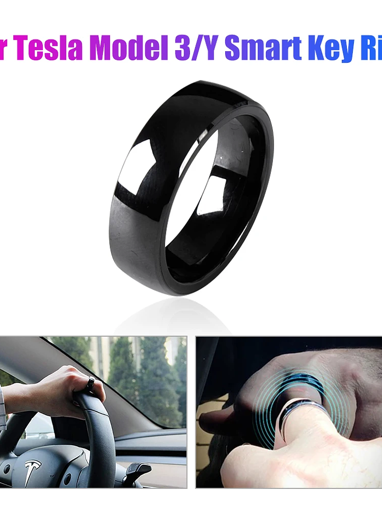 Tesla Model 3 Model Y Smart Key Ring  8