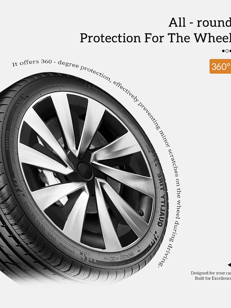 4PCS Wheel Cover for Tesla Model Y Juniper 2025-2026 19 Inch 16