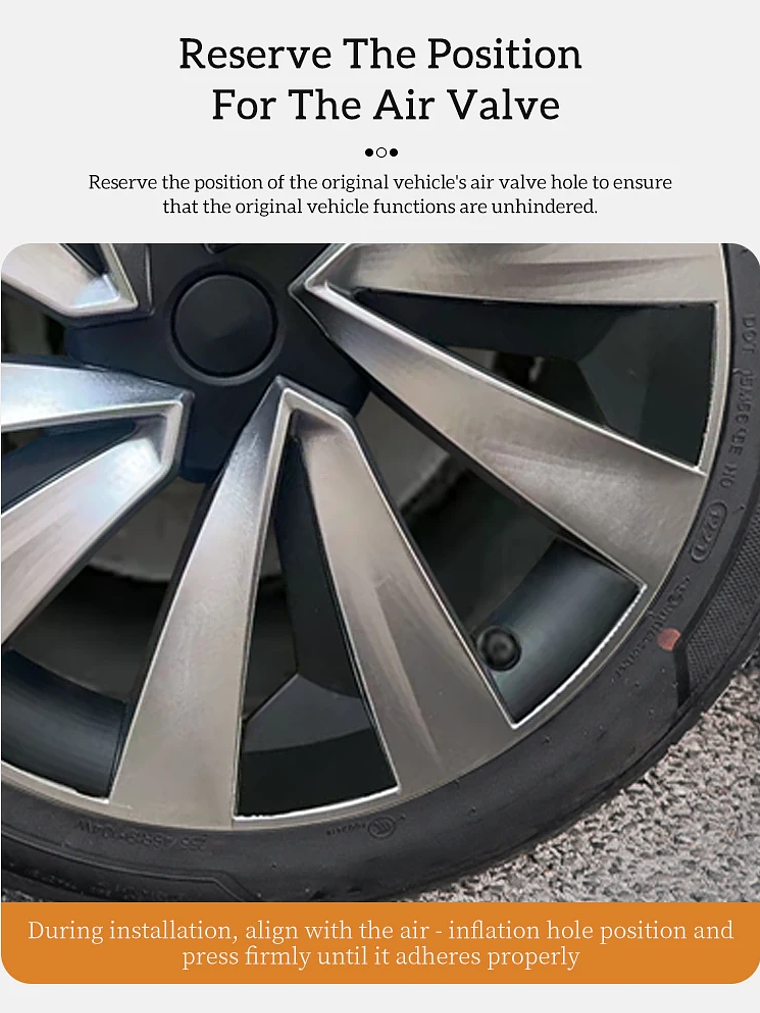 4PCS Wheel Cover for Tesla Model Y Juniper 2025-2026 19 Inch 18