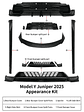 Yofer Body Kit for Tesla Model Y 2025 Juniper - thumbnail 2