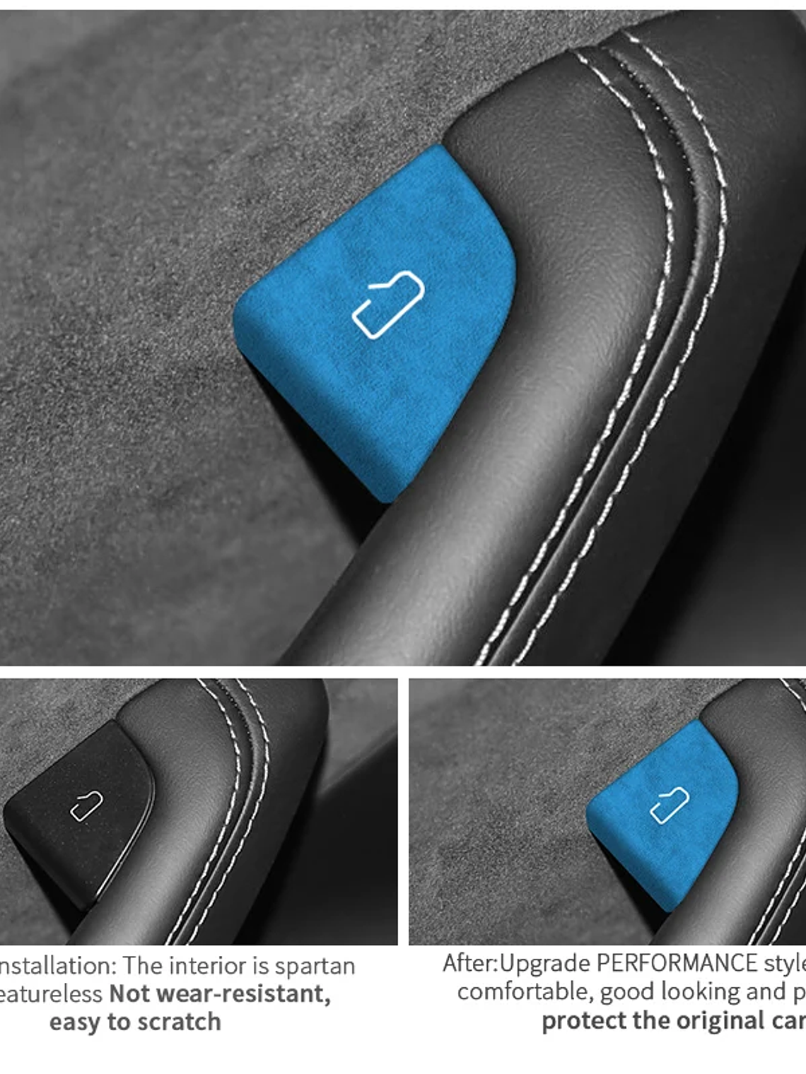 Top Suede For Tesla Model 3 (2024-) Model Y(2025-) 2