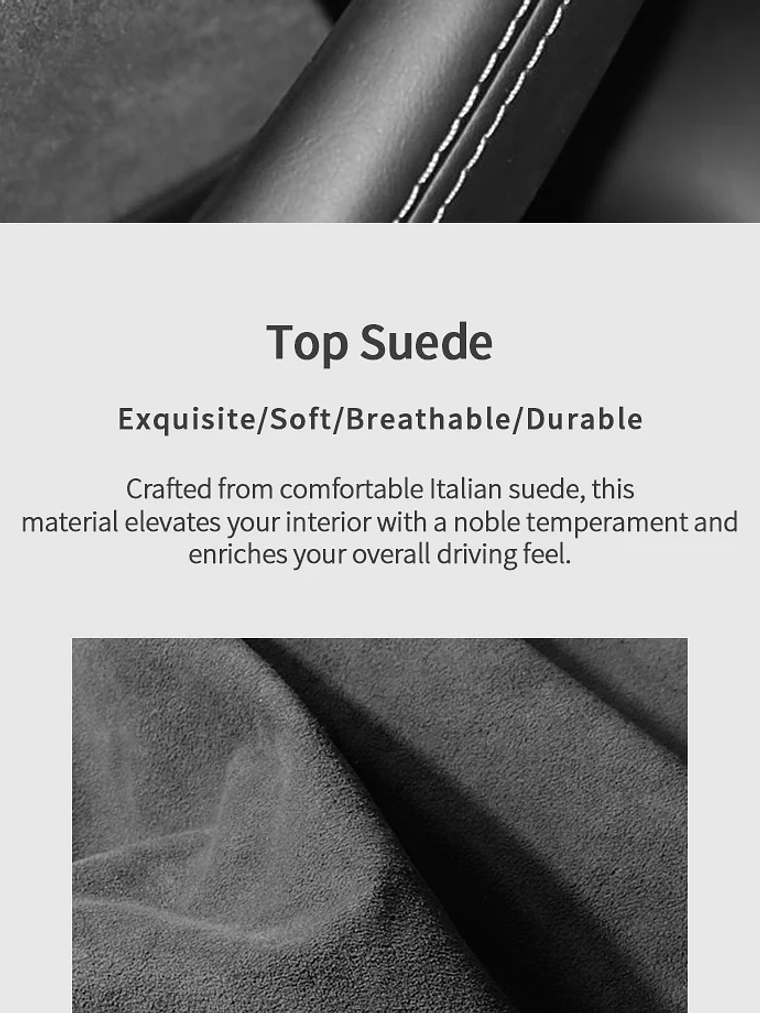 Top Suede For Tesla Model 3 (2024-) Model Y(2025-) 14