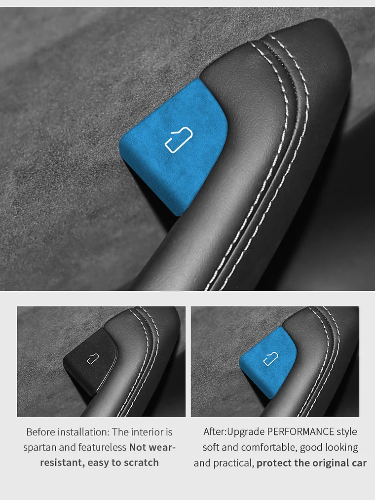 Top Suede For Tesla Model 3 (2024-) Model Y(2025-) 16