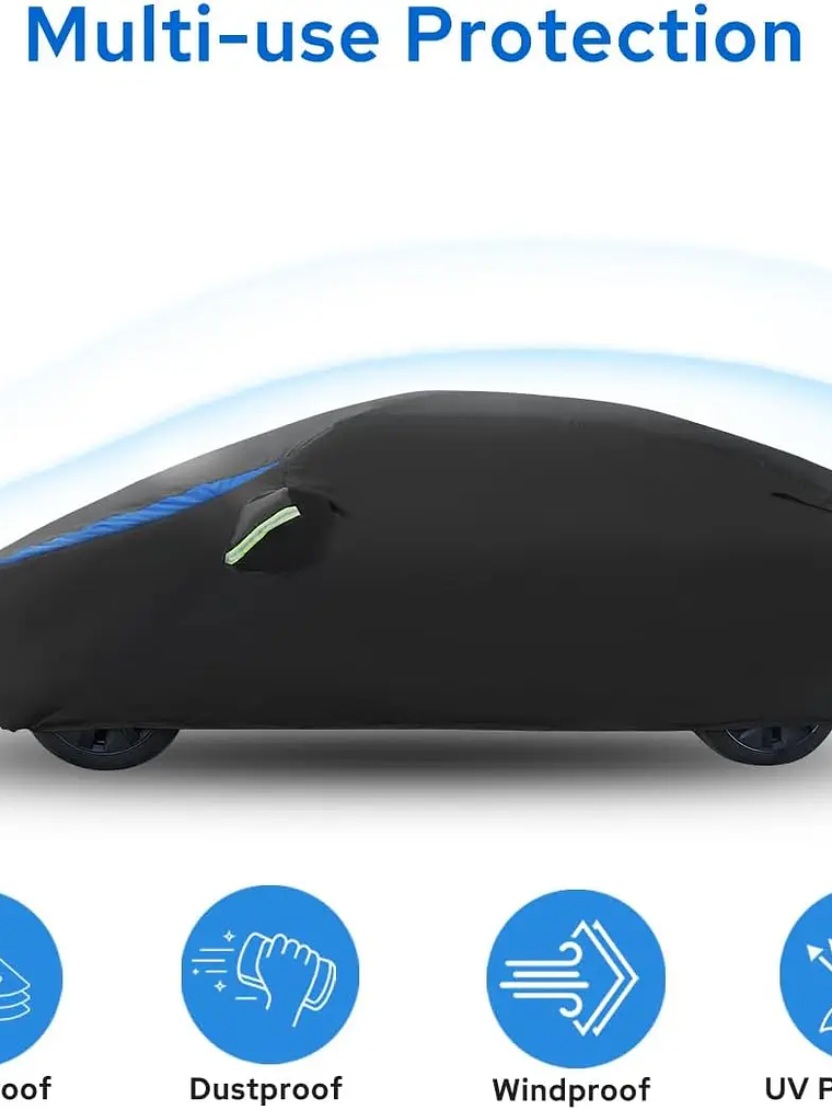 Custom Fit Tesla Model Y Car Cover with Charging Port 4