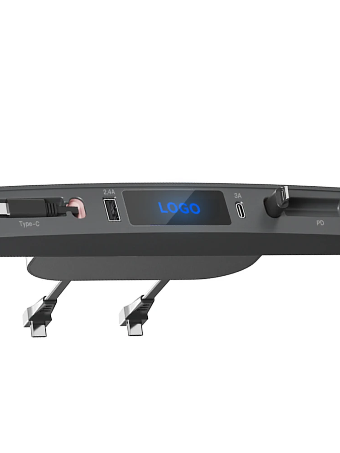 Tesla Model 3 Y Docking Station 27W Quick Charger USB LED Shunt Hub 13