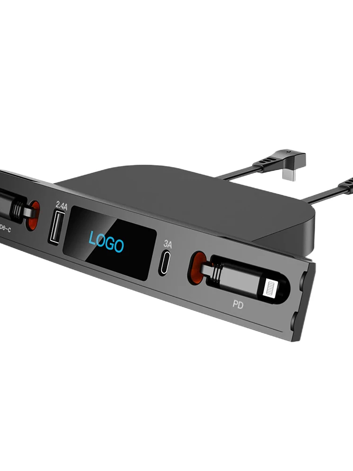 Tesla Model 3 Y Docking Station 27W Quick Charger USB LED Shunt Hub 14