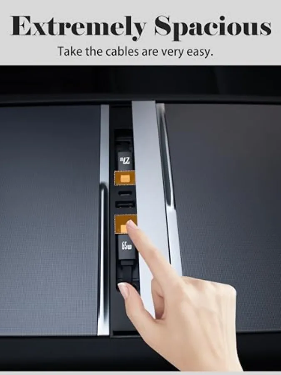 USB Hub Charger for Tesla Center Console with Fast Charging 4