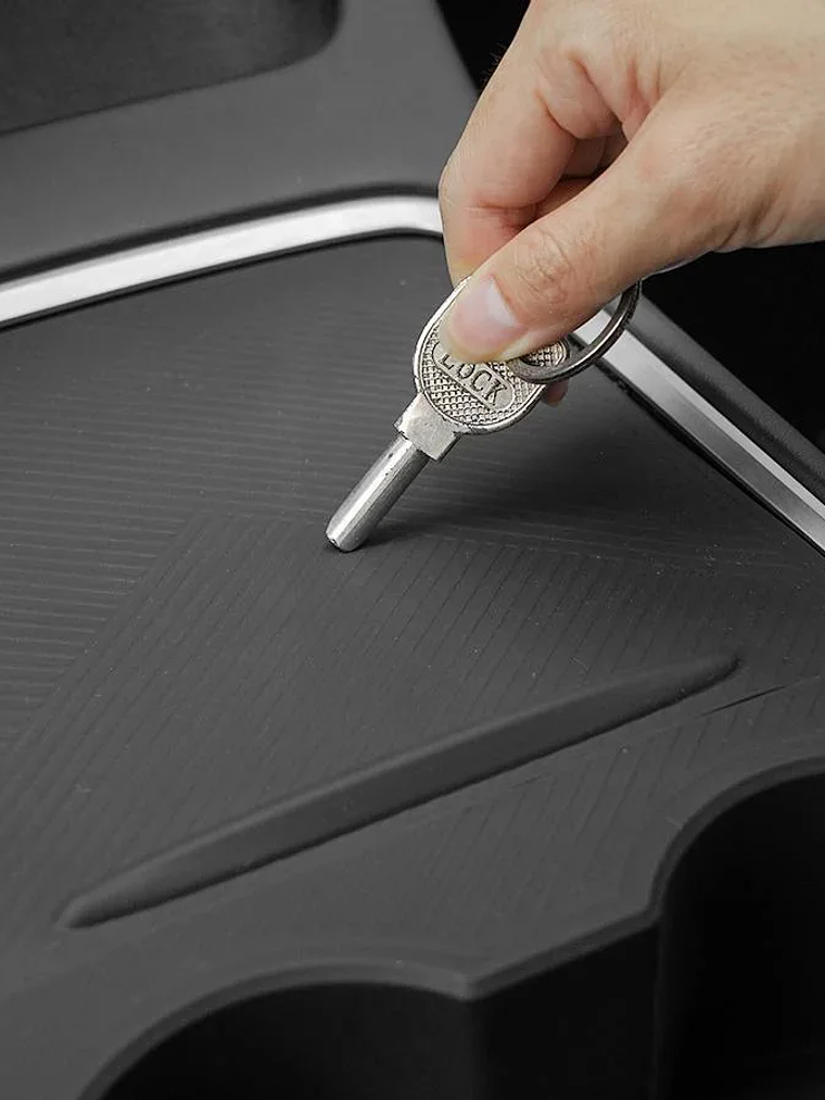 Center Console Silicone Wrap Kit with Car Cup Holder for Tesla 3