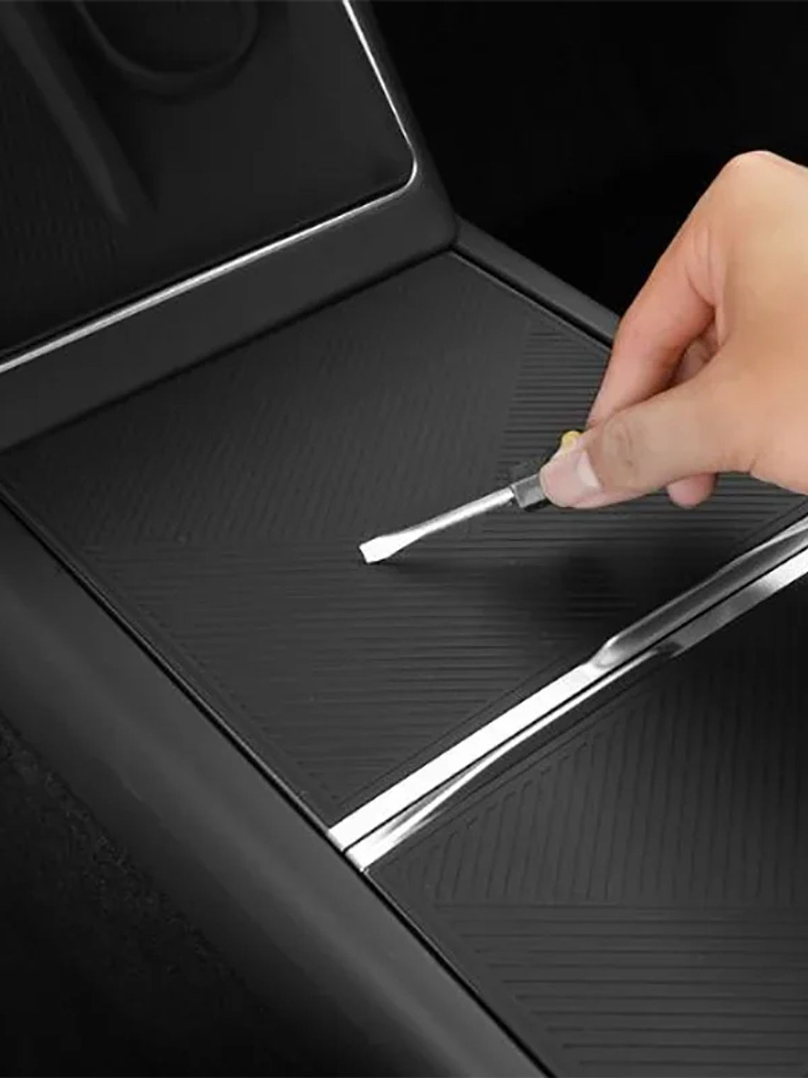 Tesla Center Console Silicone Wrap Kit  4