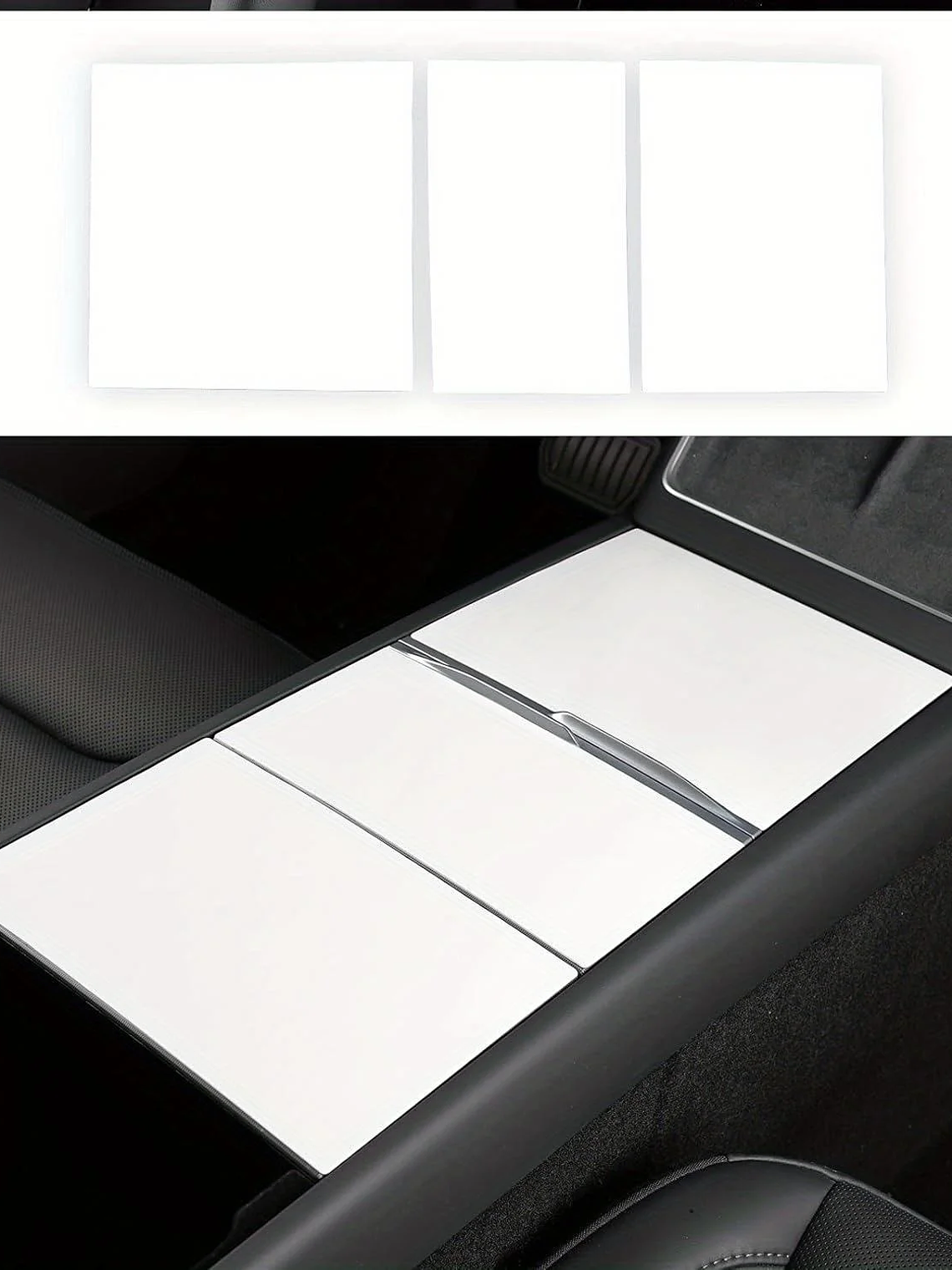 Tesla Center Console Silicone Wrap Kit  7