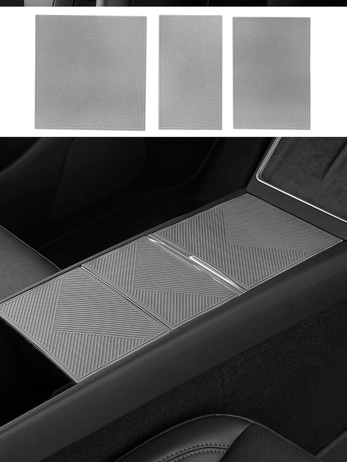 Tesla Center Console Silicone Wrap Kit  8