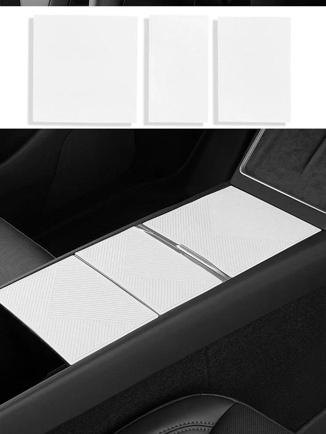 Tesla Center Console Silicone Wrap Kit  10