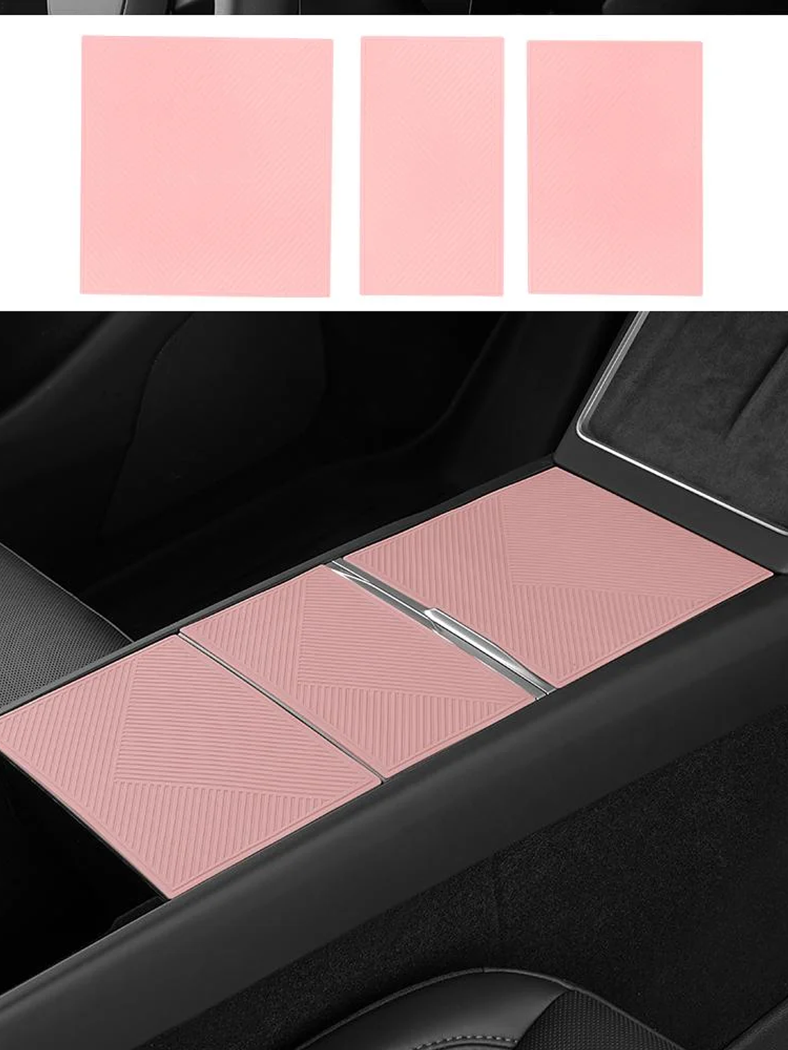 Tesla Center Console Silicone Wrap Kit  13