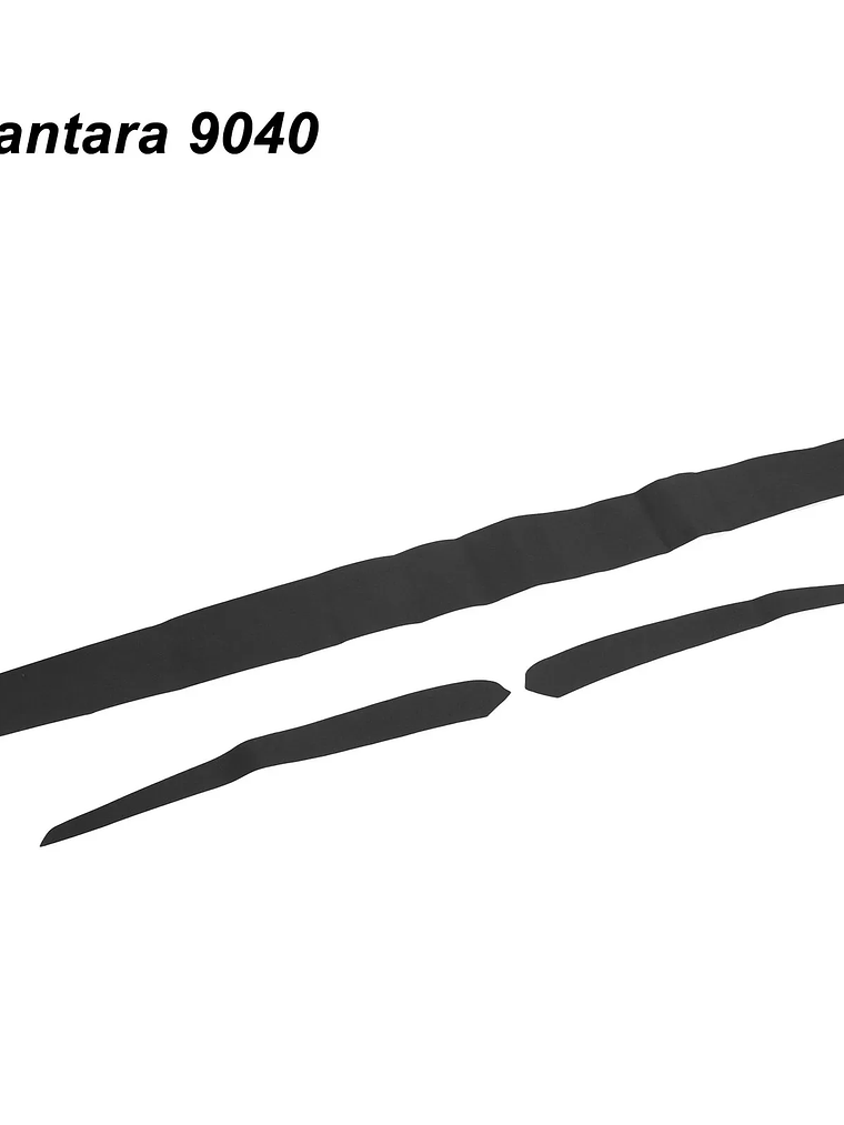 Interior Door Panel Molding Trim Soft Suede for Tesla 15