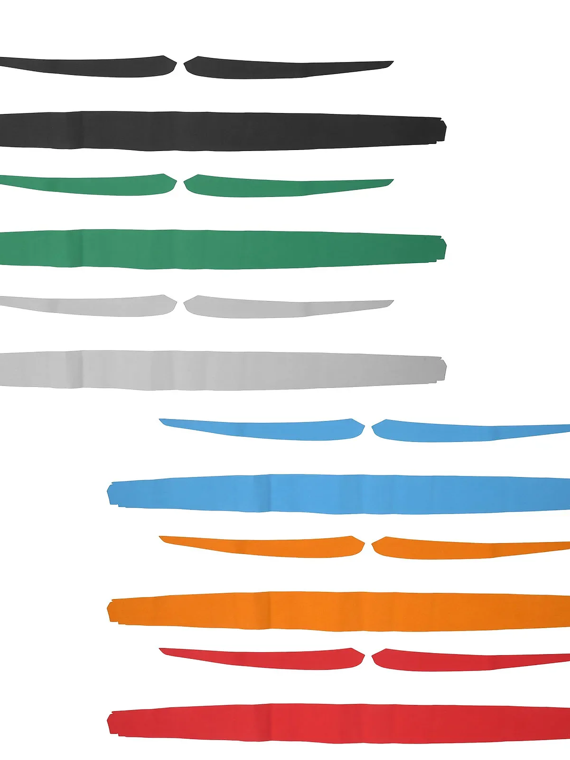 Interior Door Panel Molding Trim Soft Suede for Tesla 19