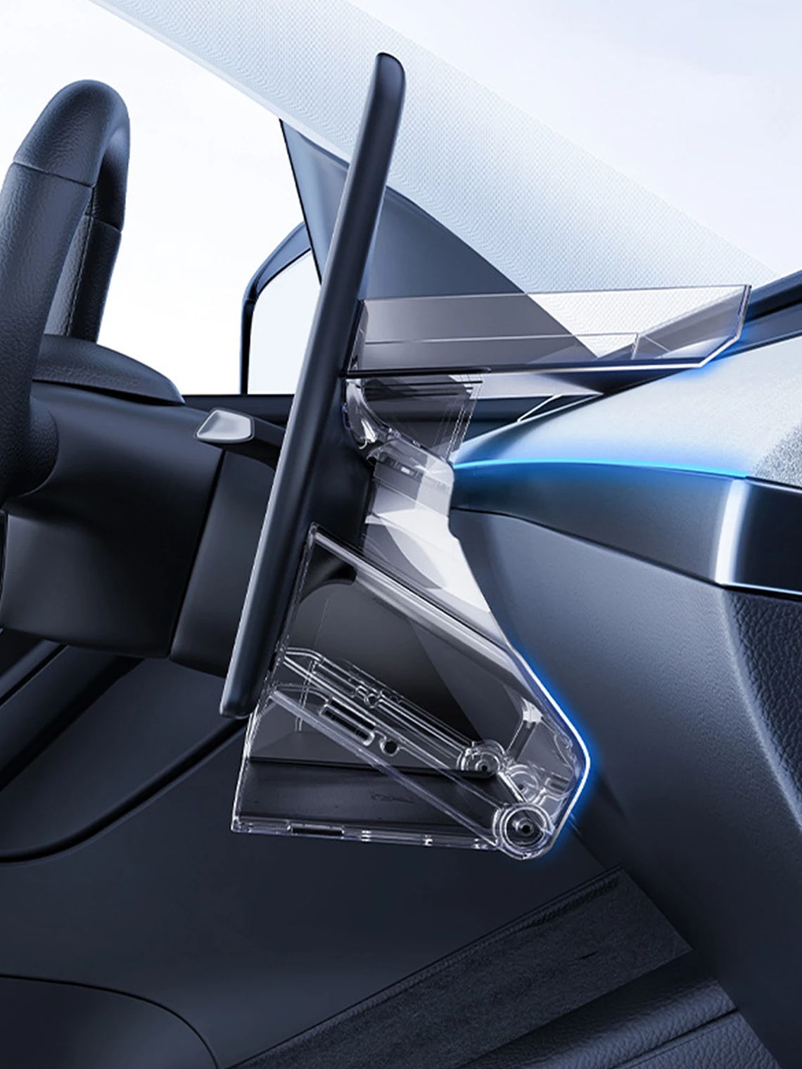 Magnetic Center Console Organizer Tray for Tesla  3