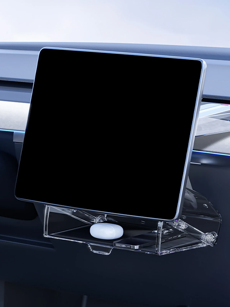 Magnetic Center Console Organizer Tray for Tesla  7