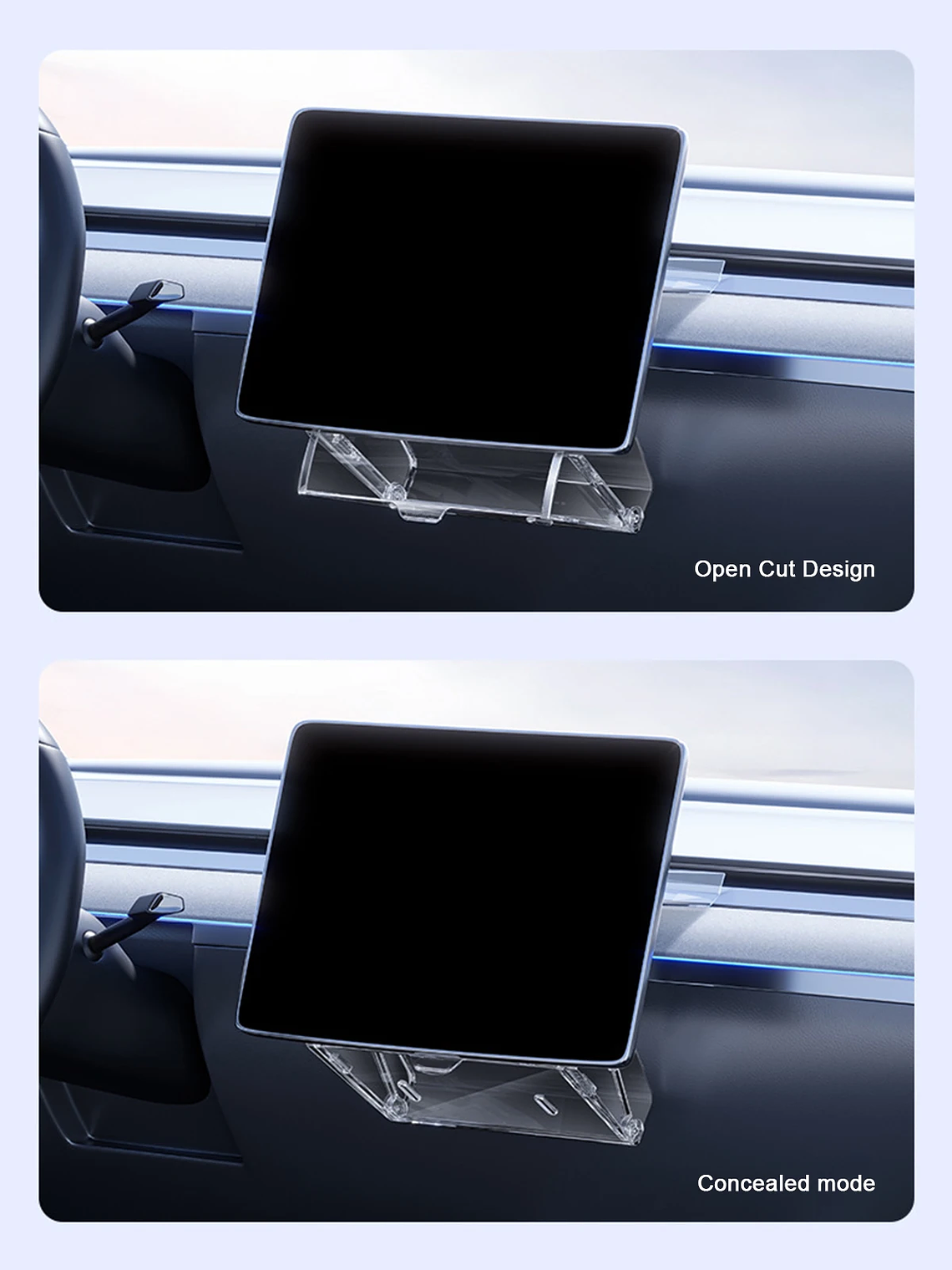 Magnetic Center Console Organizer Tray for Tesla  13