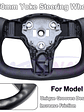Yoke Steering Wheel for Tesla Model 3 Model Y 2017-2023  - thumbnail 2