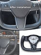 Yoke Steering Wheel for Tesla Model 3 Model Y 2017-2023  - thumbnail 3