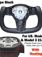 Yoke Steering Wheel for Tesla Model 3 Model Y 2017-2023  - thumbnail 7