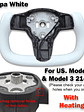 Yoke Steering Wheel for Tesla Model 3 Model Y 2017-2023  - thumbnail 8