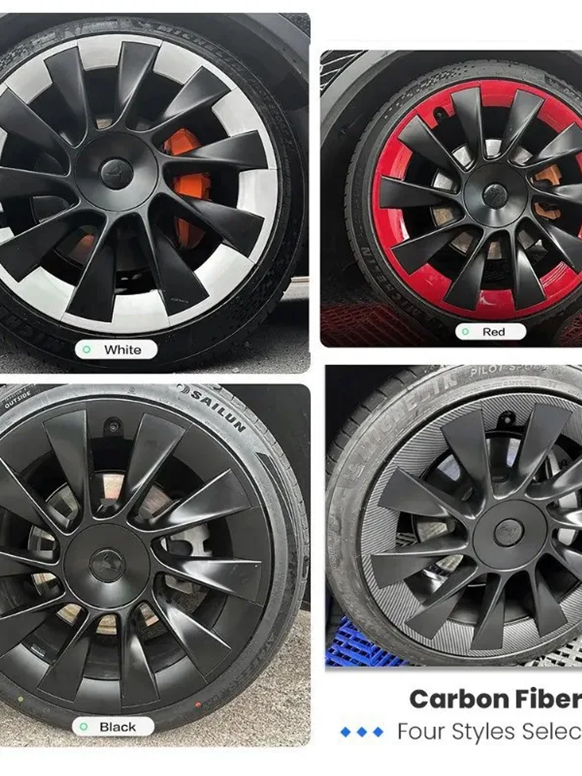 21 Inch Wheel Rim Guard for Tesla Model Y 2024-2021  4