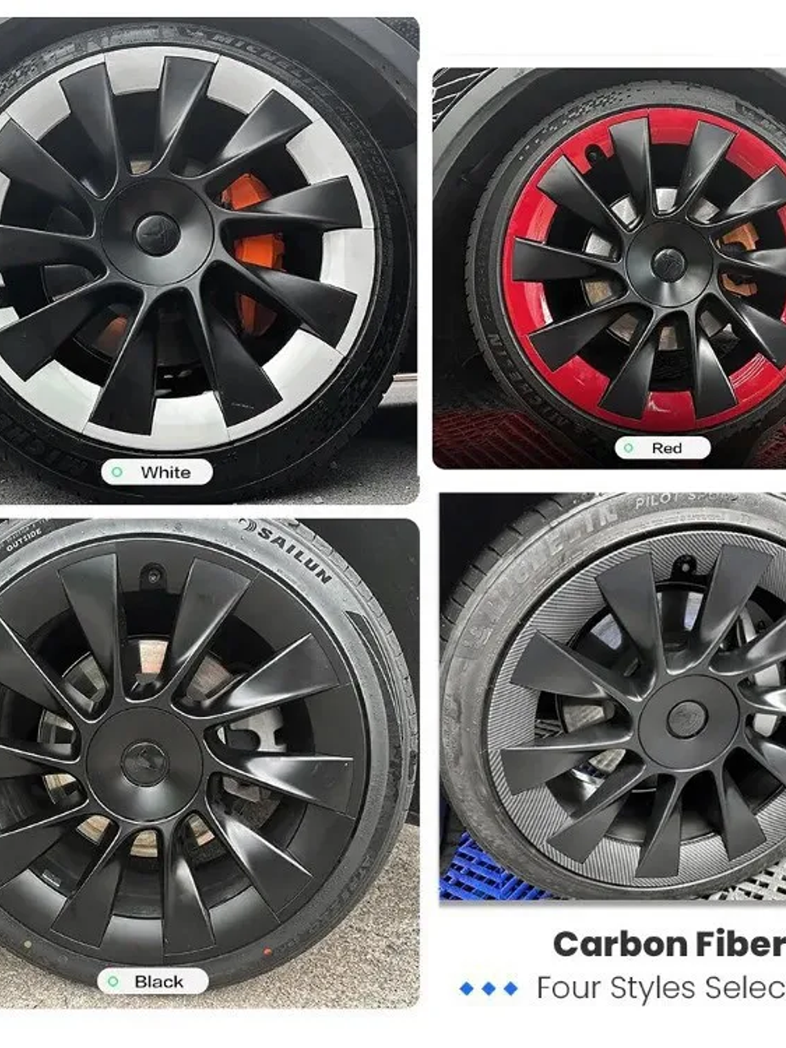 21 Inch Wheel Rim Guard for Tesla Model Y 2024-2021  12