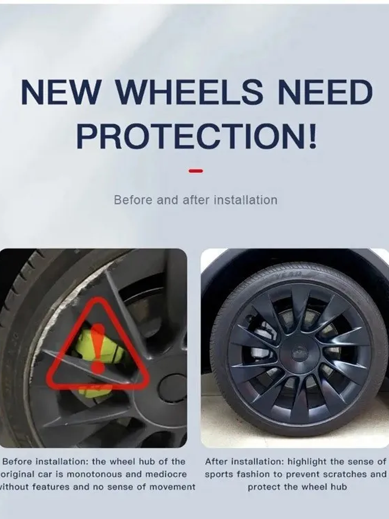 21 Inch Wheel Rim Guard for Tesla Model Y 2024-2021  18