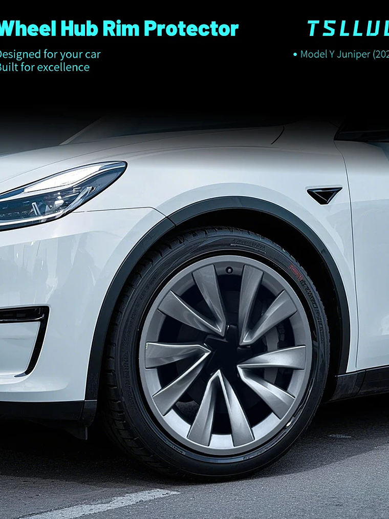 Tesla Model Y Juniper 2025-2026 20-inch Ring Protection Wheel Hub 8