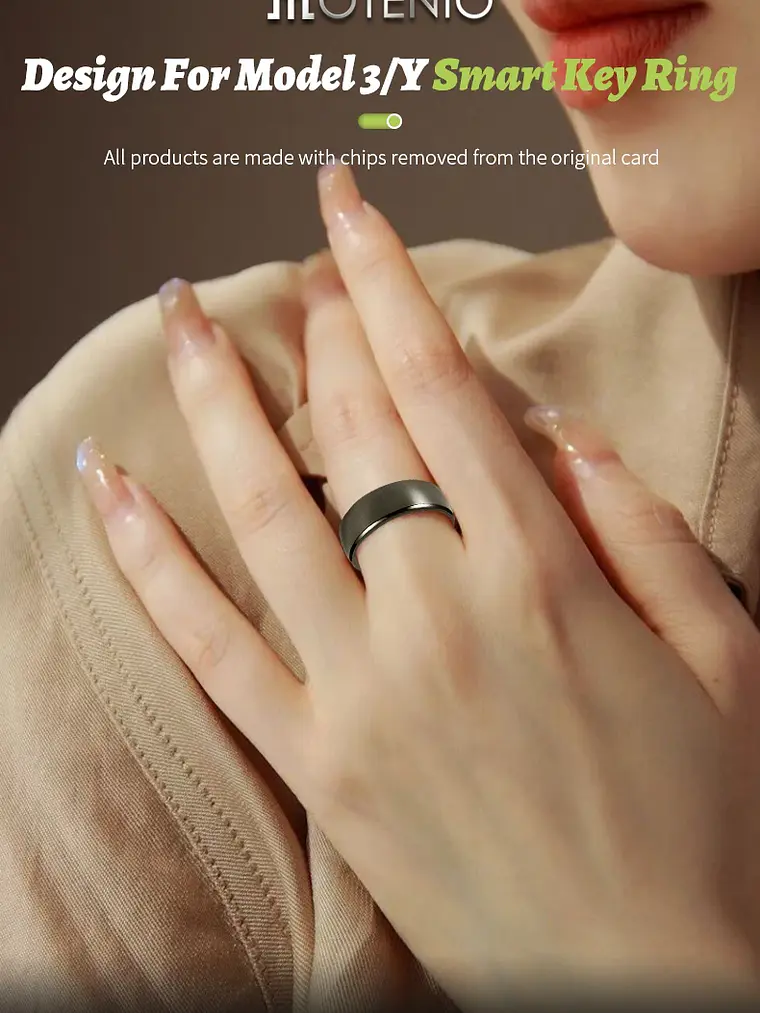 Tesla Model 3 / Y smart key ring 11