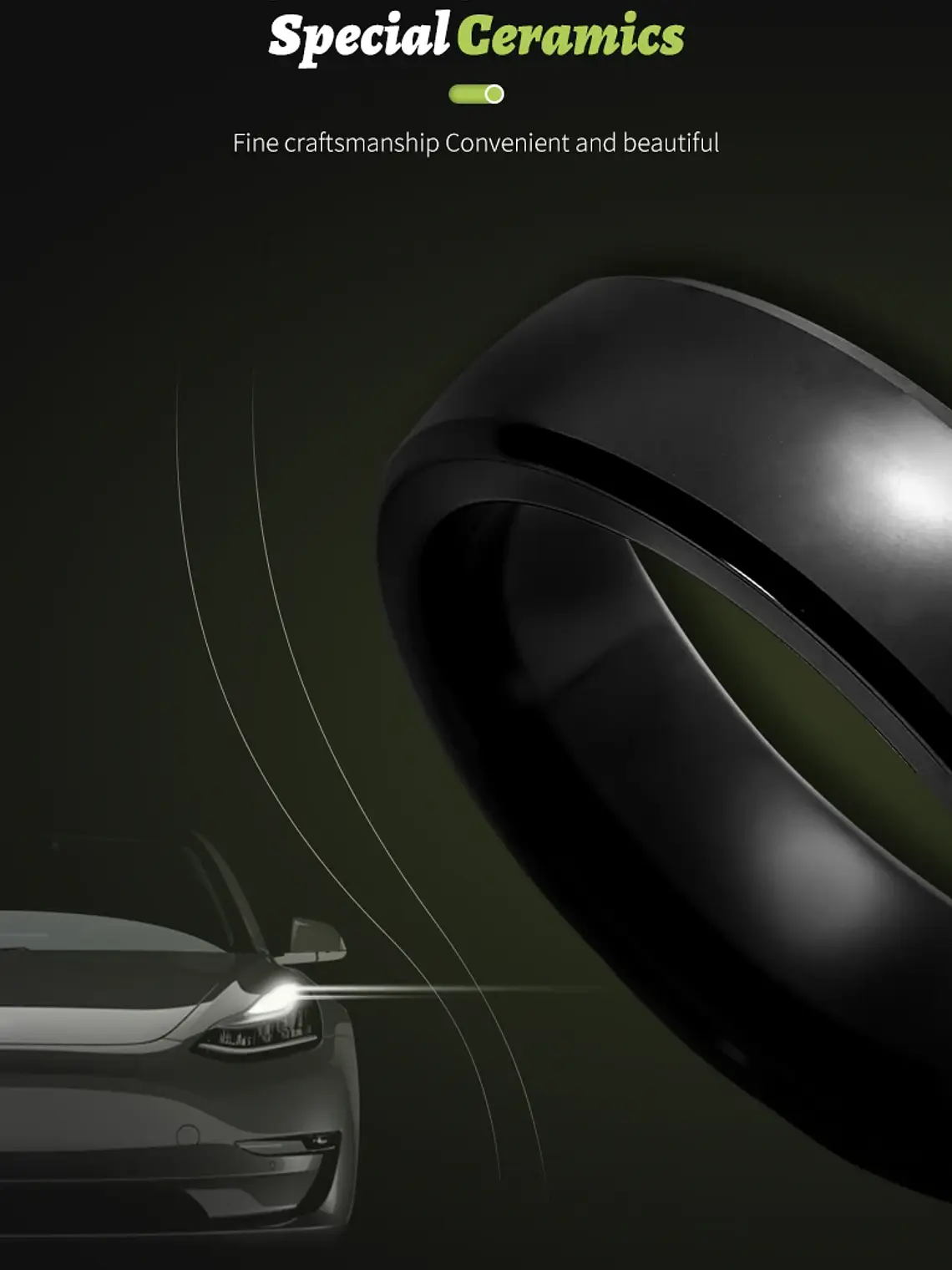 Tesla Model 3 / Y smart key ring 14